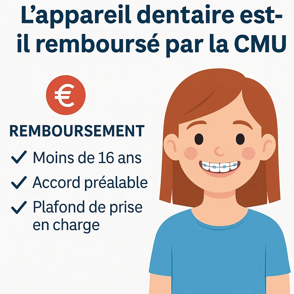 L appareil dentaire est il remboursé par la CMU en 2025 ? 5 l appareil dentaire est il remboursé par la cmu