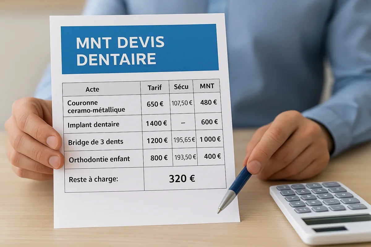 mnt devis dentaire : Comprendre votre devis en toute simplicité 5 mnt devis dentaire