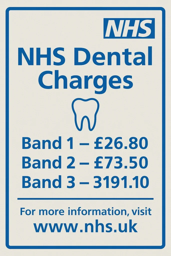 NHS Dental Charges: Complete 2025 Guide 4 nhs dental charges