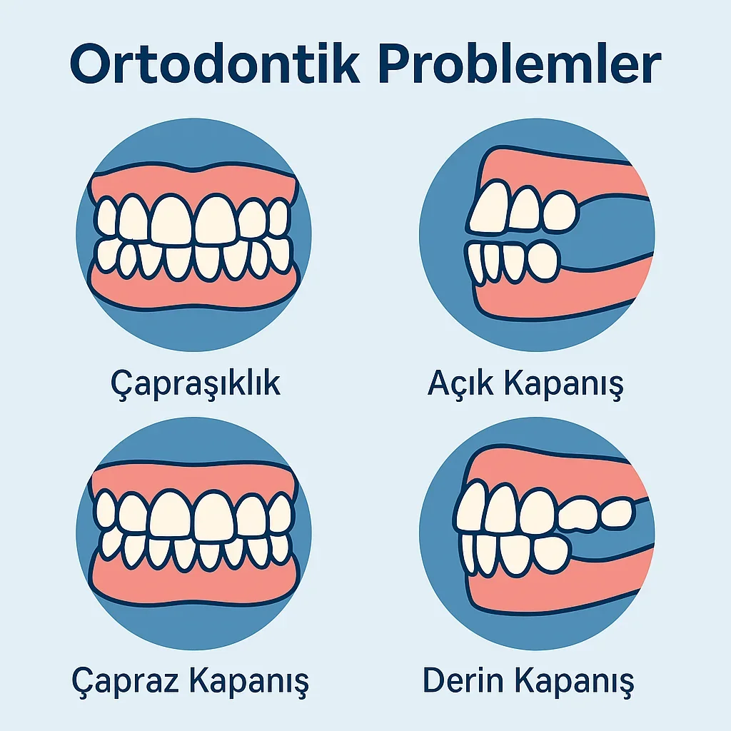 Ortodontik Problemler: 2025’te Bilmeniz Gerekenler 5 ortodontik problemler