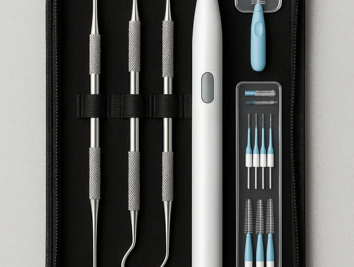 professionelles zahnreinigungsset