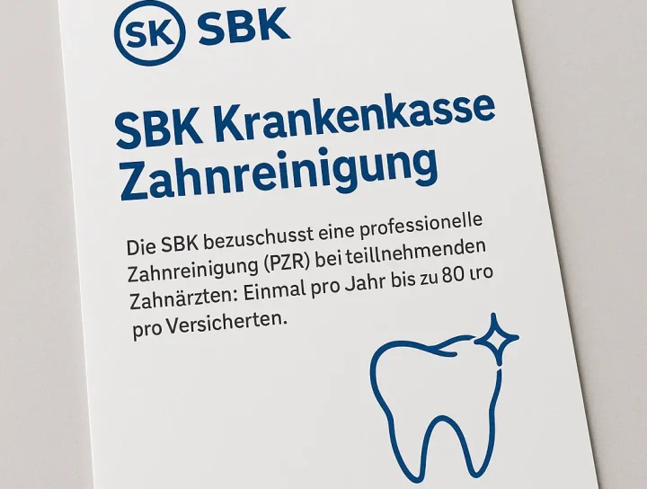 sbk krankenkasse zahnreinigung