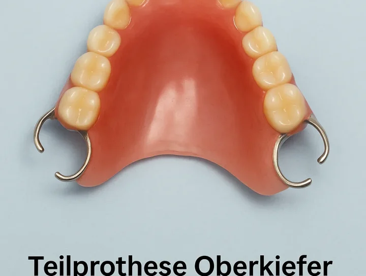 teilprothese oberkiefer mit gaumenplatte
