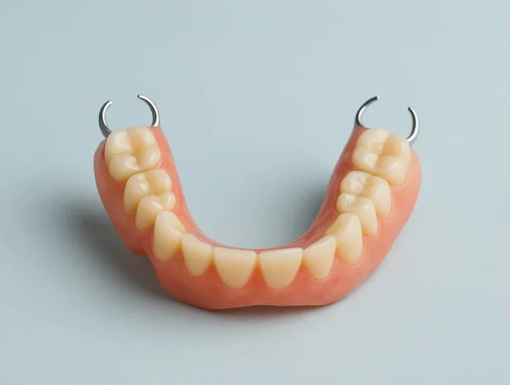 teilprothese ohne gaumenplatte