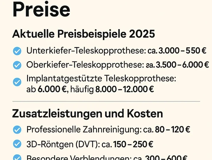 teleskopprothese preise