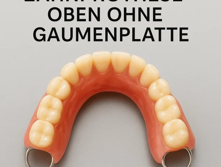 zahnprothese oben ohne gaumenplatte