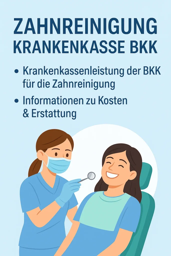 Zahnreinigung Krankenkasse BKK – Alles, was Sie 2025 wissen müssen 4 zahnreinigung krankenkasse bkk