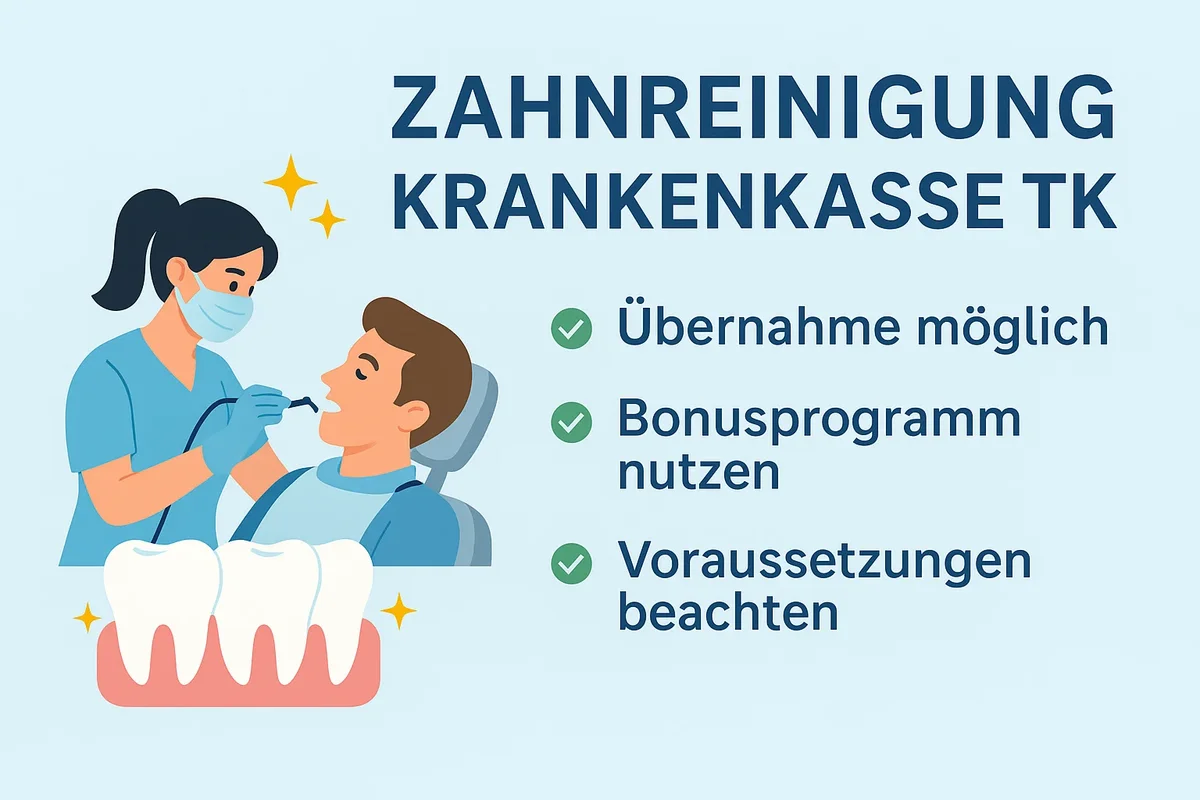Zahnreinigung Krankenkasse TK: Alles, was Sie 2025 wissen müssen 5 zahnreinigung krankenkasse tk