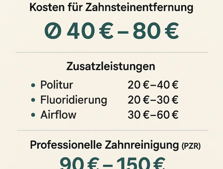 zahnstein entfernen kosten privat