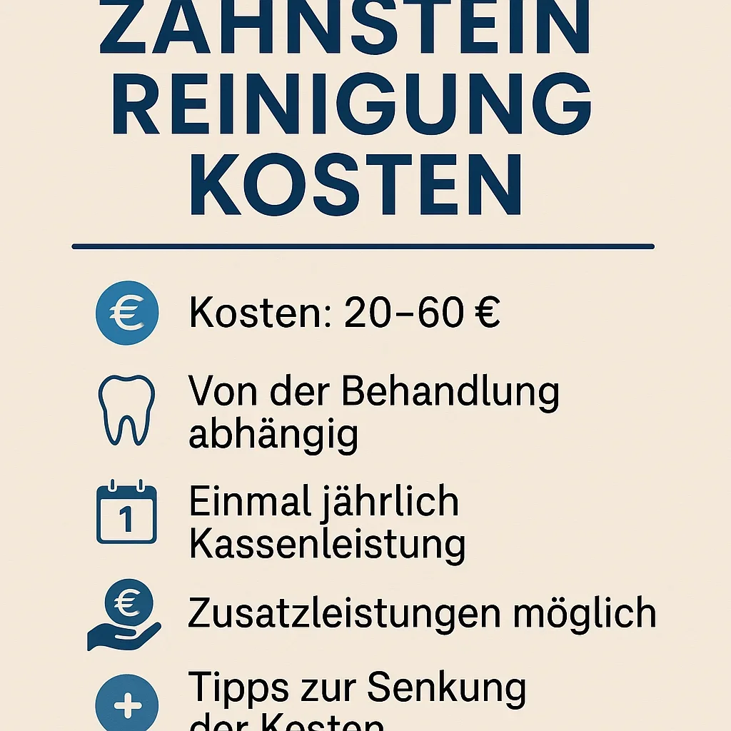 Zahnstein Reinigung Kosten: Alles, was Sie 2025 wissen müssen 5 zahnstein reinigung kosten