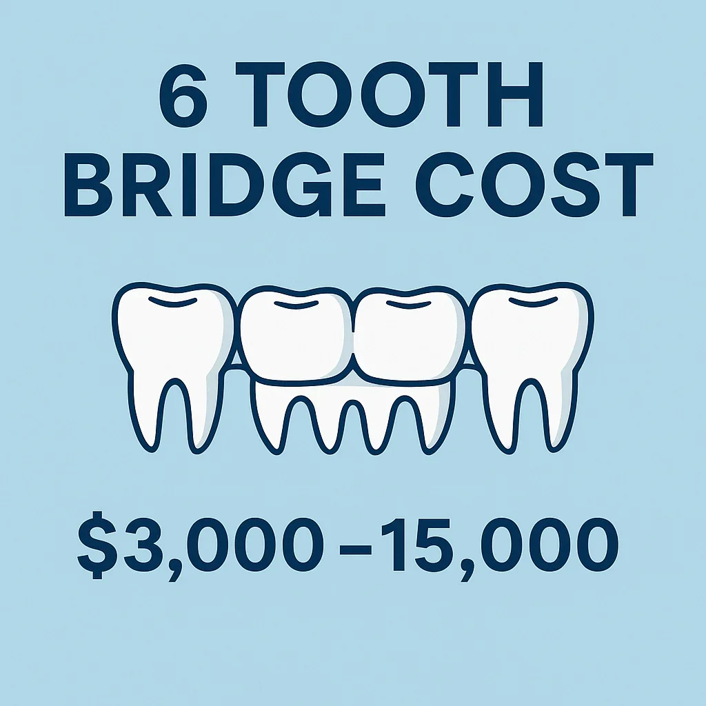 6 Tooth Bridge Cost: Complete 2025 Guide 5 6 tooth bridge cost