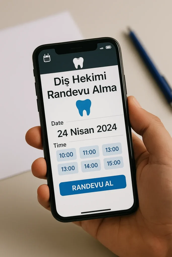 Diş Hekimi Randevu Alma: Adım Adım Rehber 4 dis hekimi randevu alma
