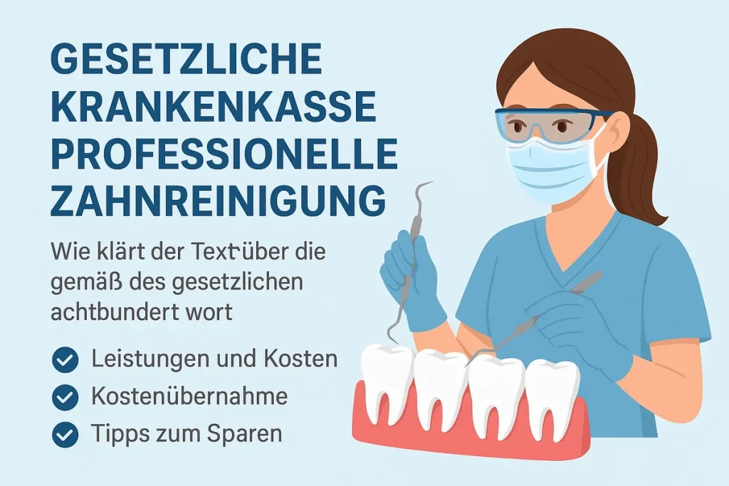 gesetzliche krankenkasse professionelle zahnreinigung: Alles, was Sie wissen müssen 4 gesetzliche krankenkasse professionelle zahnreinigung