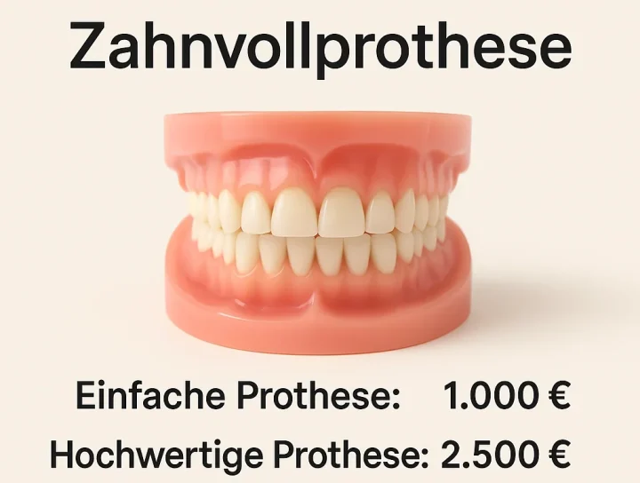 kosten für zahnvollprothese