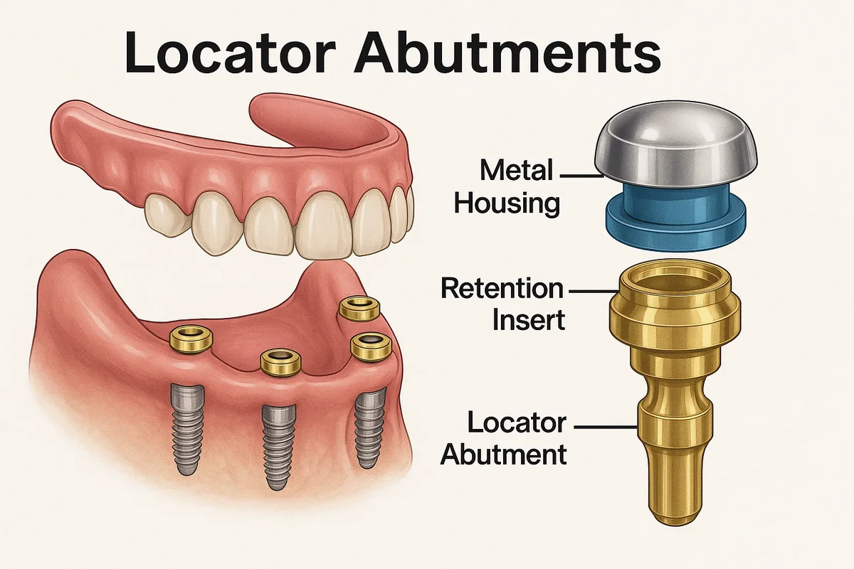 Locator Abutments: Complete Guide for Patients & Dentists 5 locator abutments