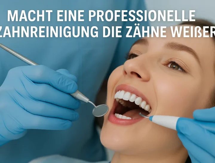 macht eine professionelle zahnreinigung die zähne weißer
