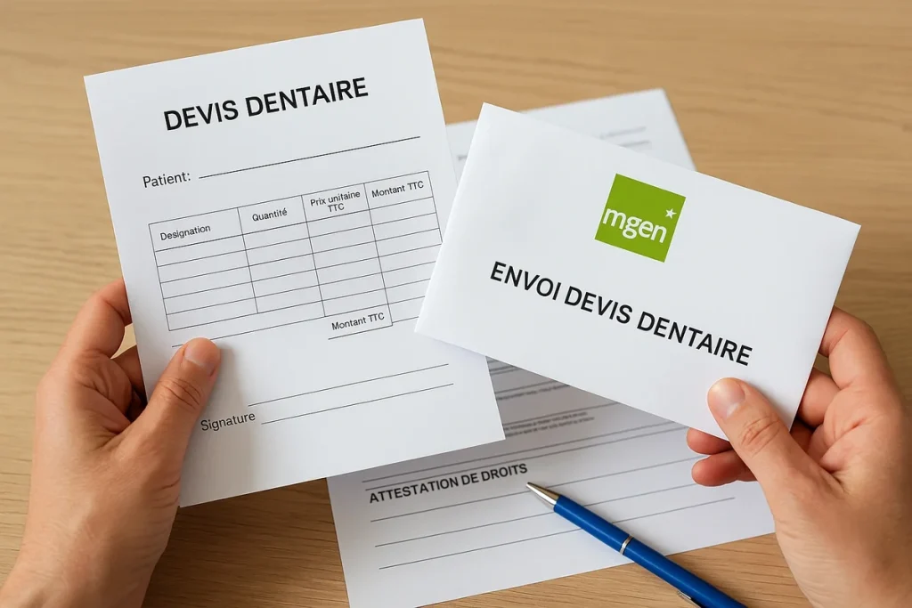 MGEN envoi devis dentaire : guide complet 2025 4 mgen envoi devis dentaire