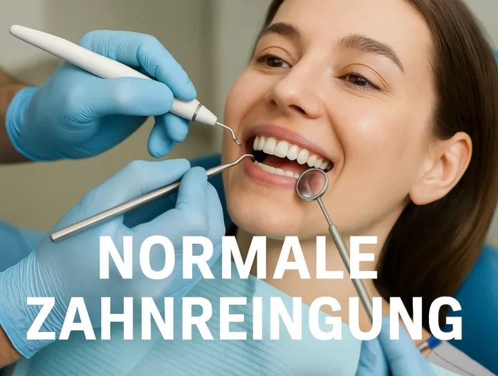 normale zahnreinigung