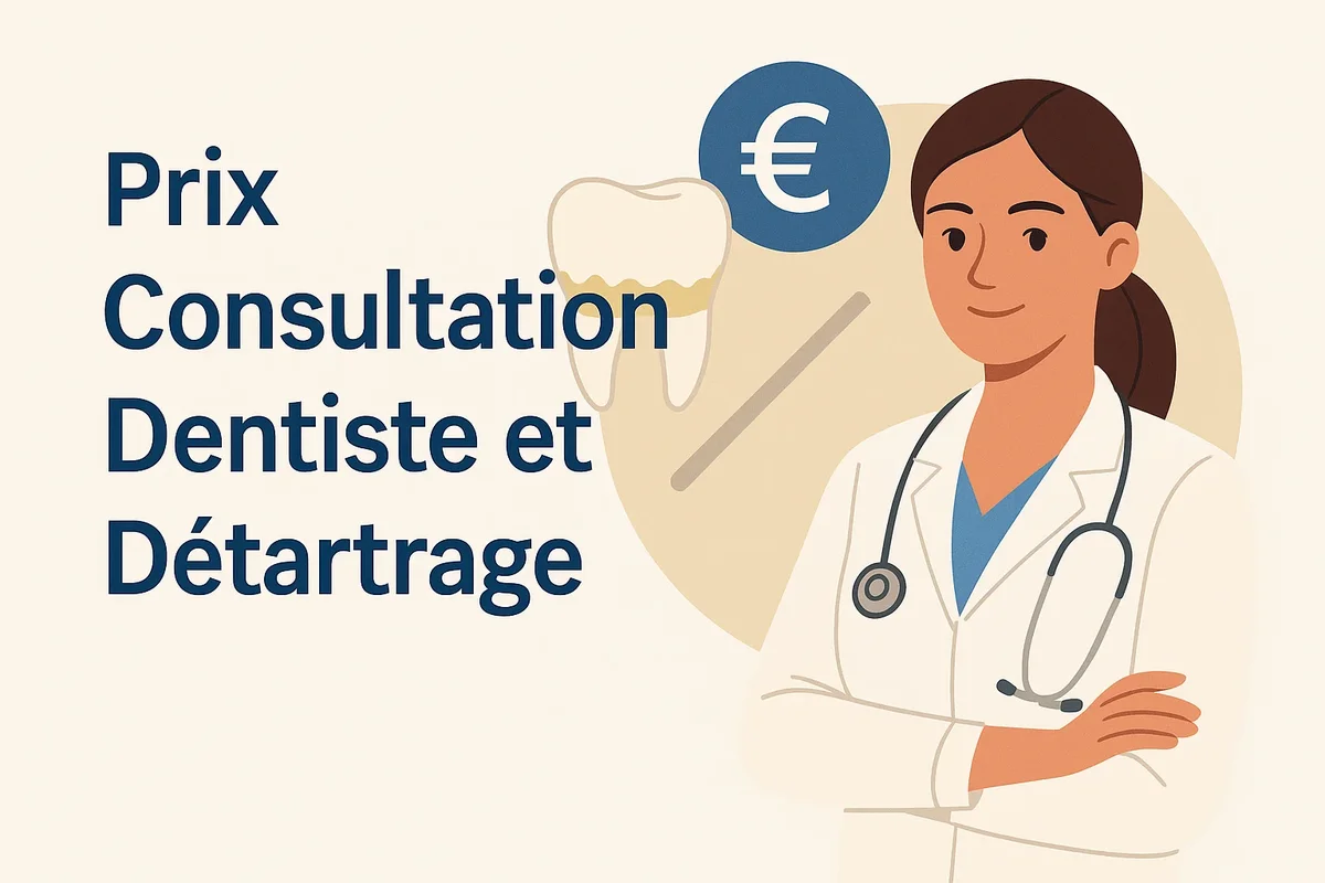 Prix consultation dentiste et detartrage : guide complet 2025 5 prix consultation dentiste et detartrage