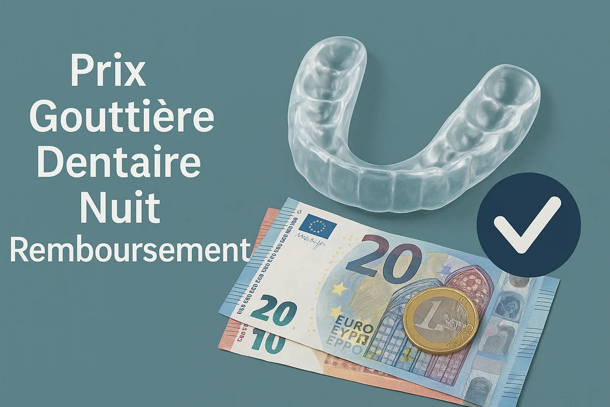 prix gouttière dentaire nuit remboursement