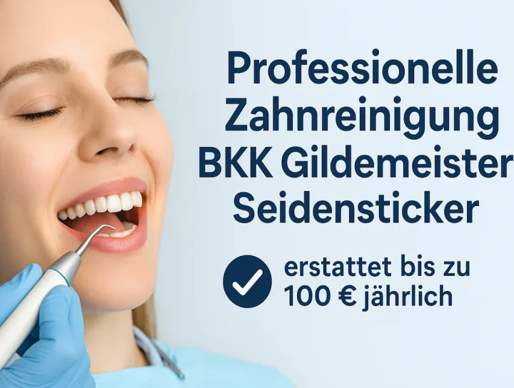 professionelle zahnreinigung bkk gildemeister seidensticker
