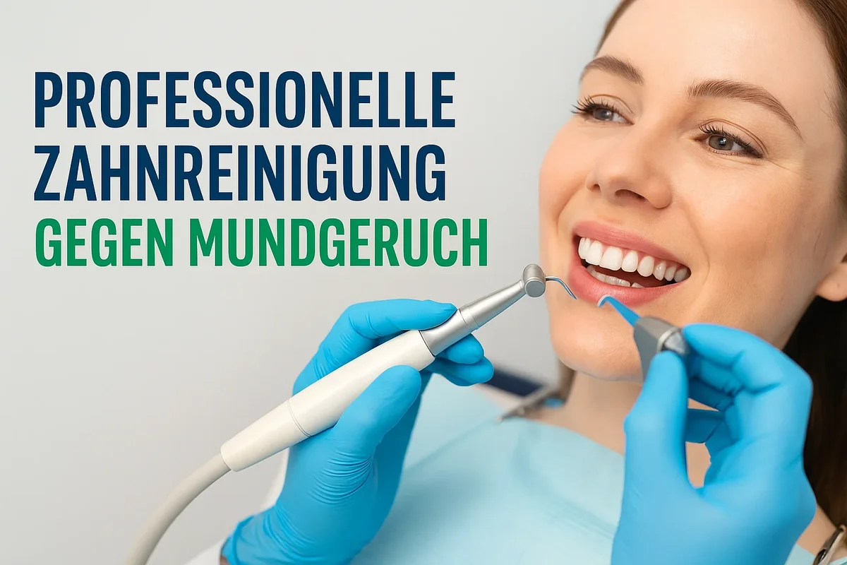 professionelle zahnreinigung gegen mundgeruch