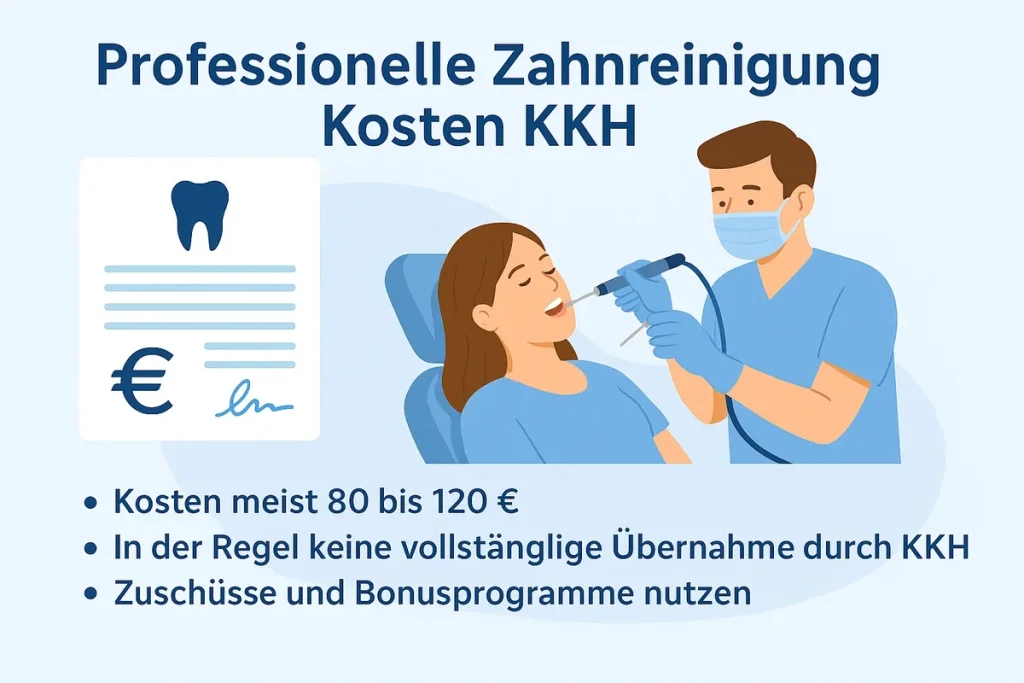 Professionelle Zahnreinigung Kosten KKH: Alles, was Sie wissen müssen 4 professionelle zahnreinigung kosten kkh