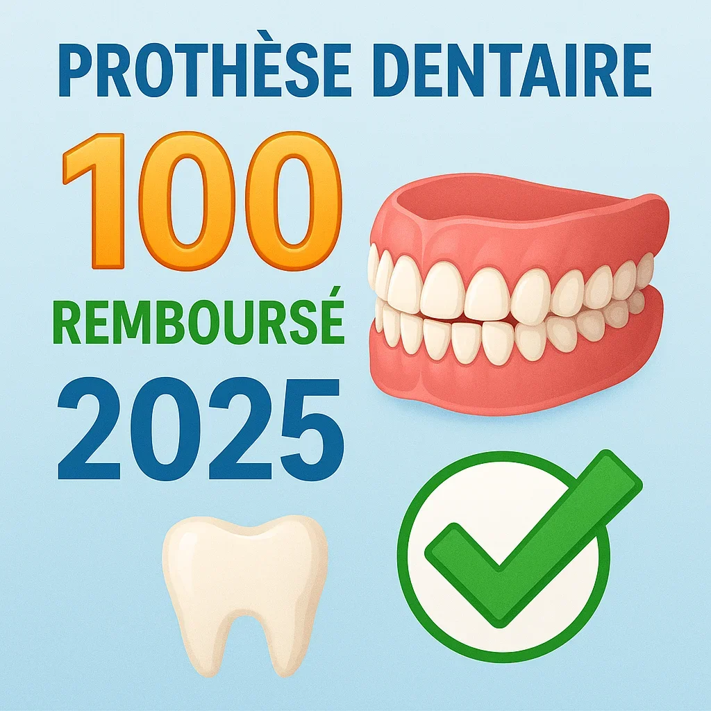 Prothèse dentaire 100 pour 100 remboursé 2025 : tout savoir 5 prothèse dentaire 100 pour 100 remboursé 2025