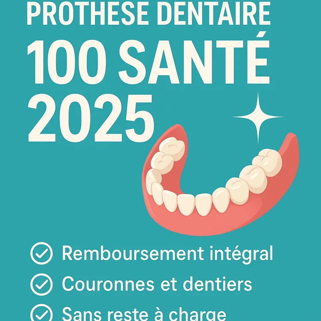 Prothèse dentaire 100 santé 2025 : tout savoir 5 prothèse dentaire 100 santé 2025