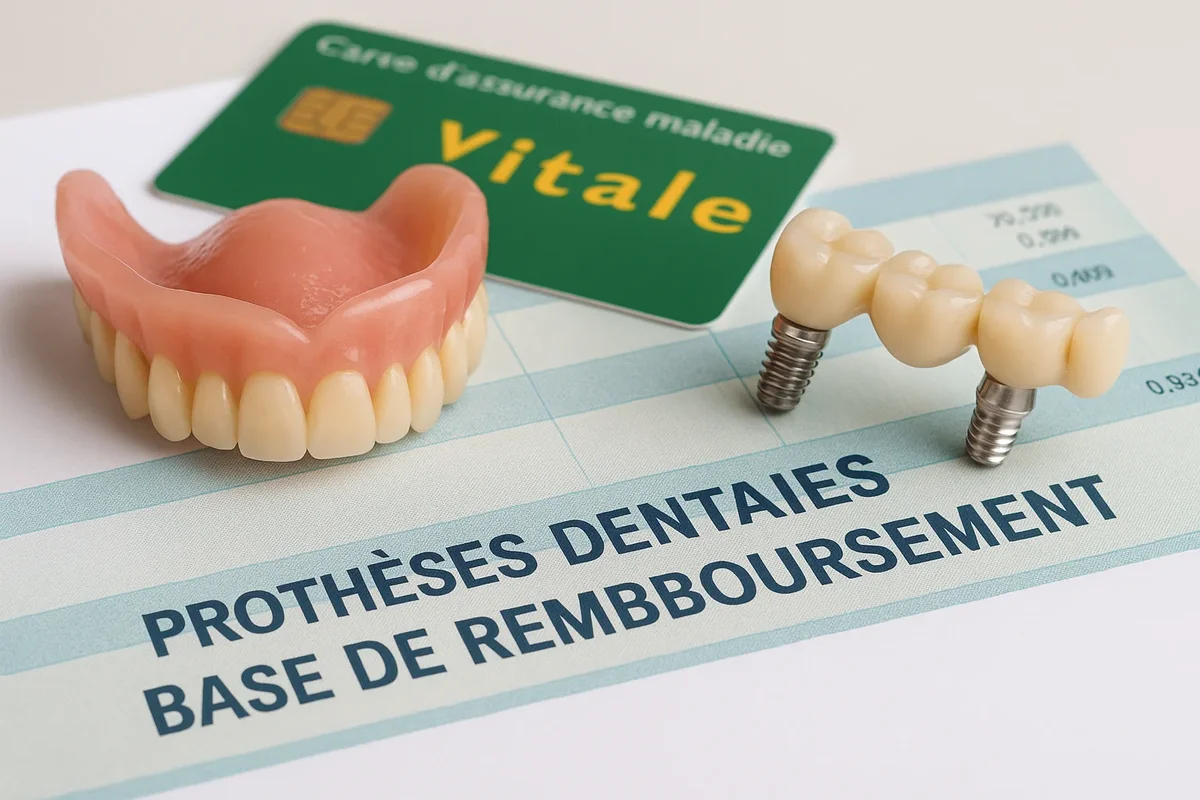 Prothèses dentaires base de remboursement : Guide complet 5 prothèses dentaires base de remboursement