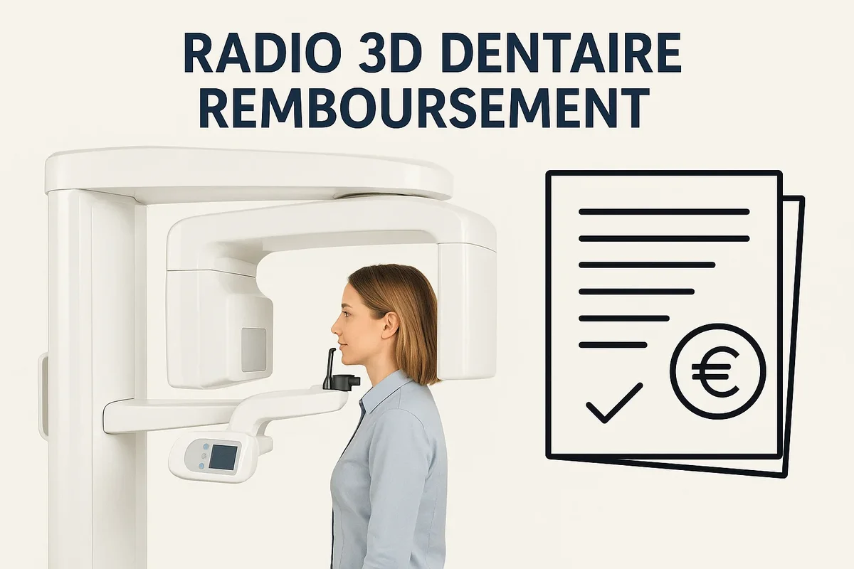 Radio 3D dentaire remboursement : guide complet 2025 5 radio 3d dentaire remboursement