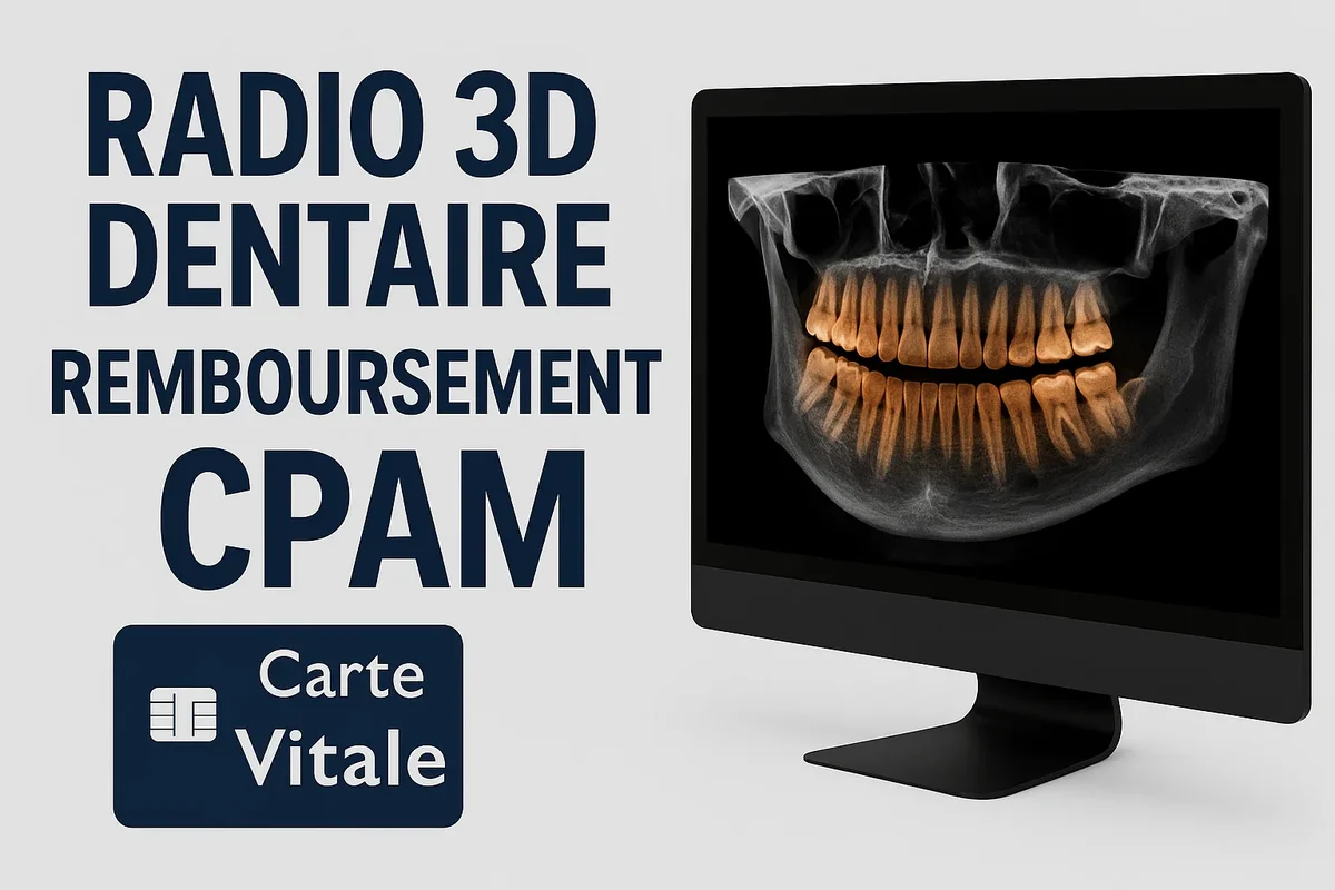 Radio 3D dentaire remboursement CPAM : tout savoir en 2025 5 radio 3d dentaire remboursement cpam
