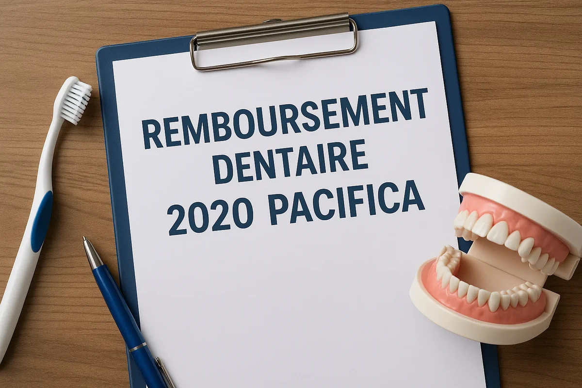 Remboursement dentaire 2025 Pacifica : tout savoir 5 remboursement dentaire 2020 pacifica