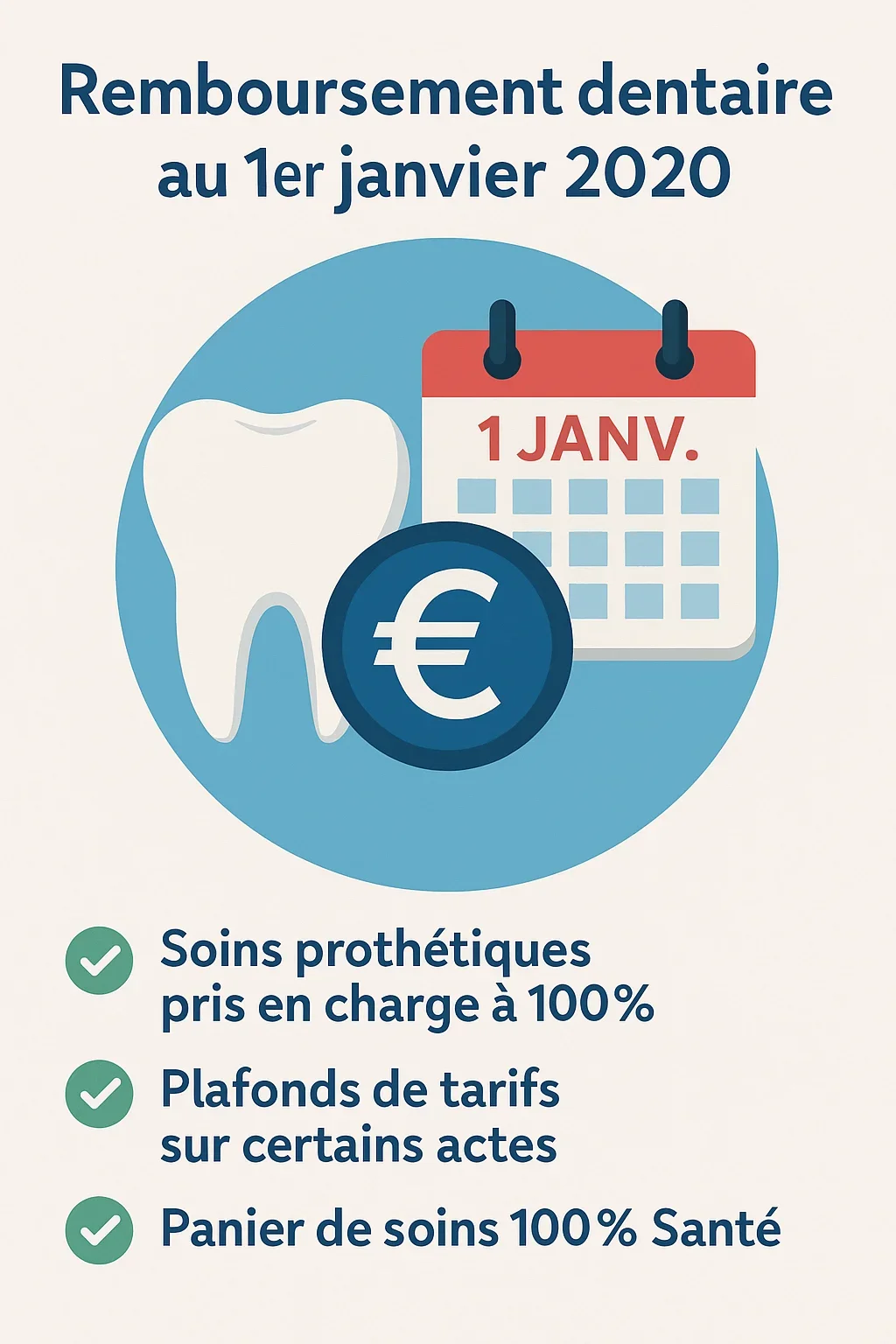 Remboursement dentaire au 1er janvier 2020 : tout ce que vous devez savoir 5 remboursement dentaire au 1er janvier 2020