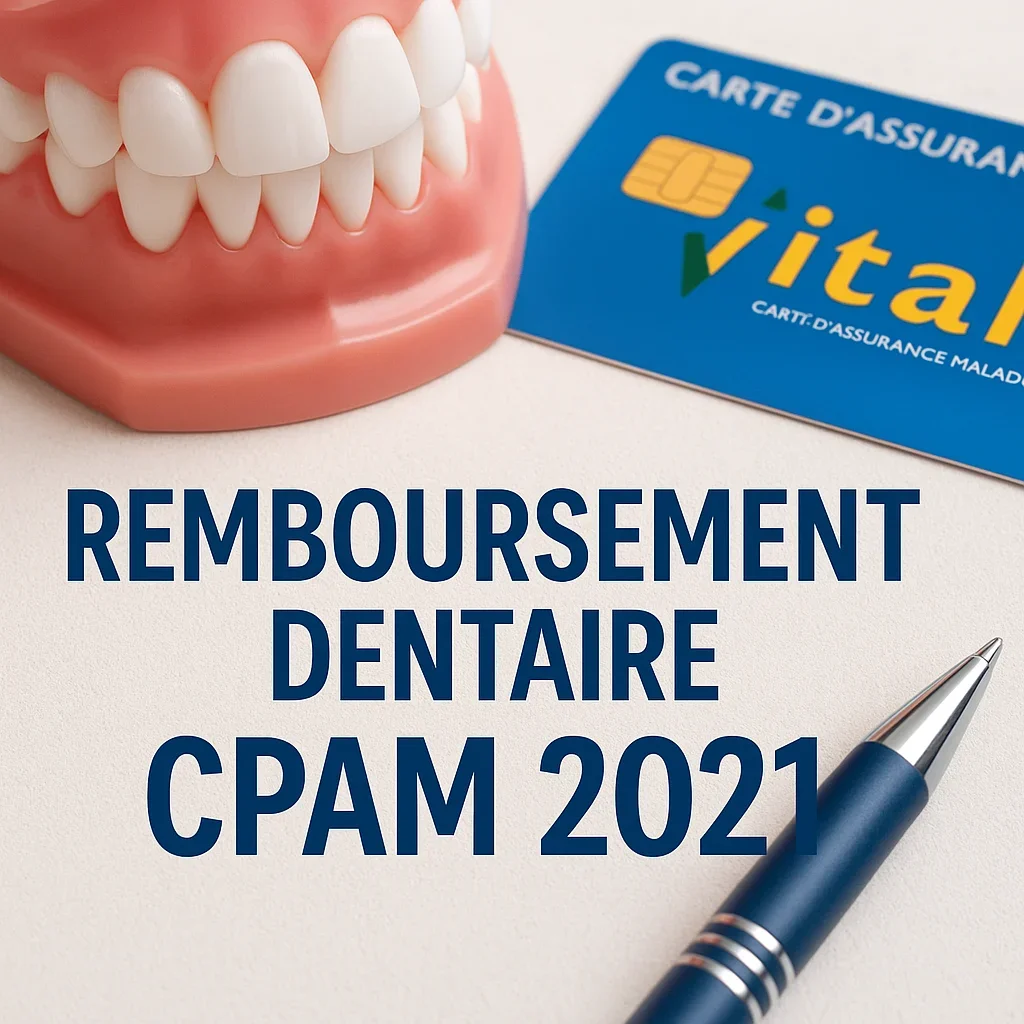Remboursement dentaire CPAM 2025 : tout savoir 5 remboursement dentaire cpam 2021