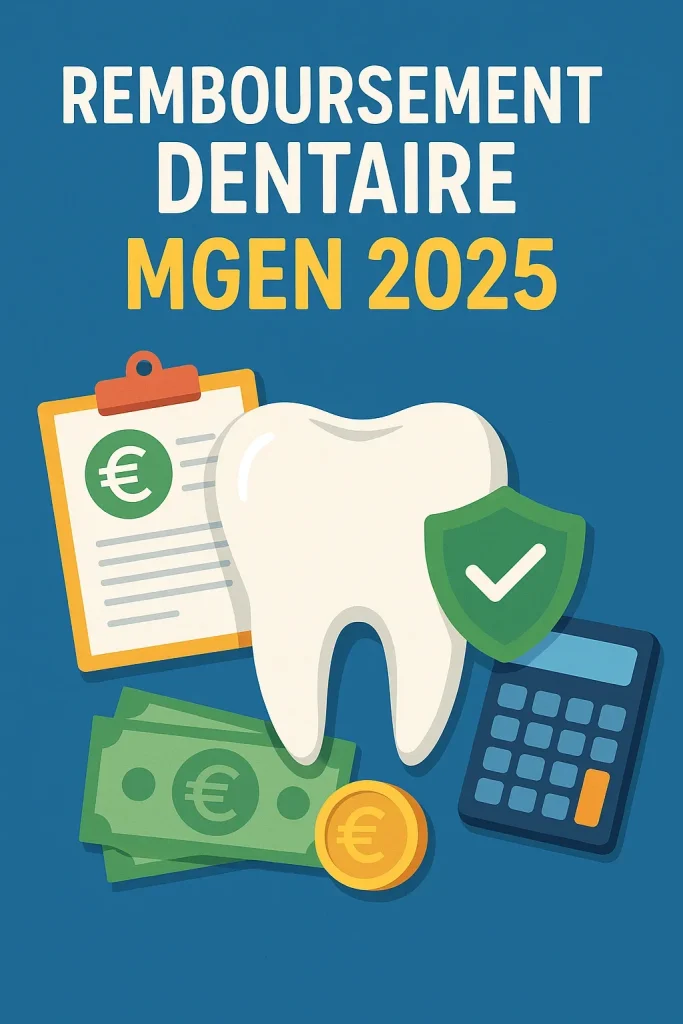 Remboursement dentaire MGEN 2025 : Guide complet 4 remboursement dentaire mgen 2025