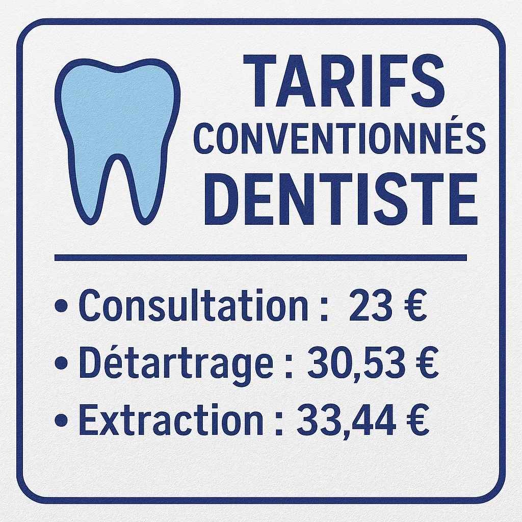 Tarif conventionné dentiste : guide complet 2025 5 tarif conventionné dentiste