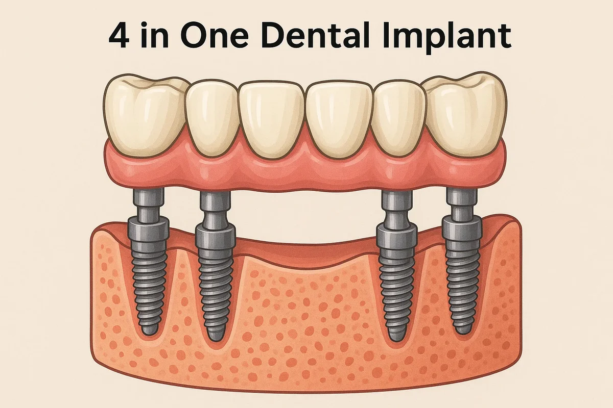 All In One Solution 4 in One Dental Implant: The Ultimate Tooth Replacement Solution