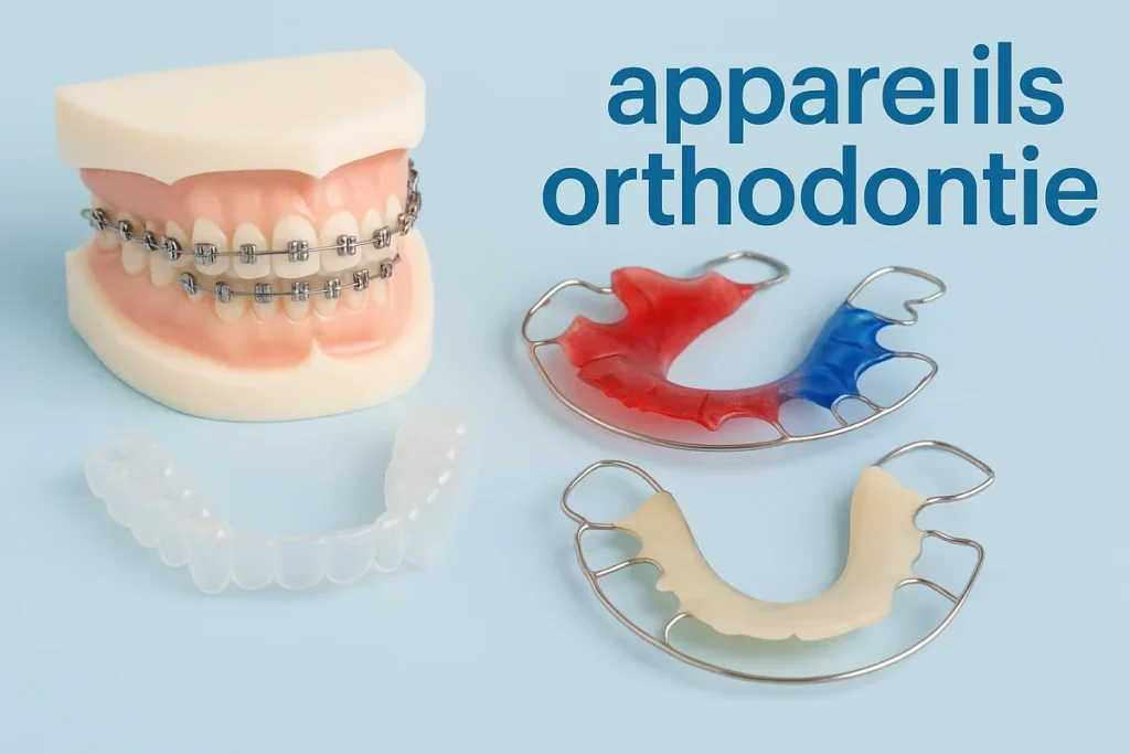 Appareils orthodontie : tout ce qu’il faut savoir pour aligner votre sourire 4 appareils orthodontie