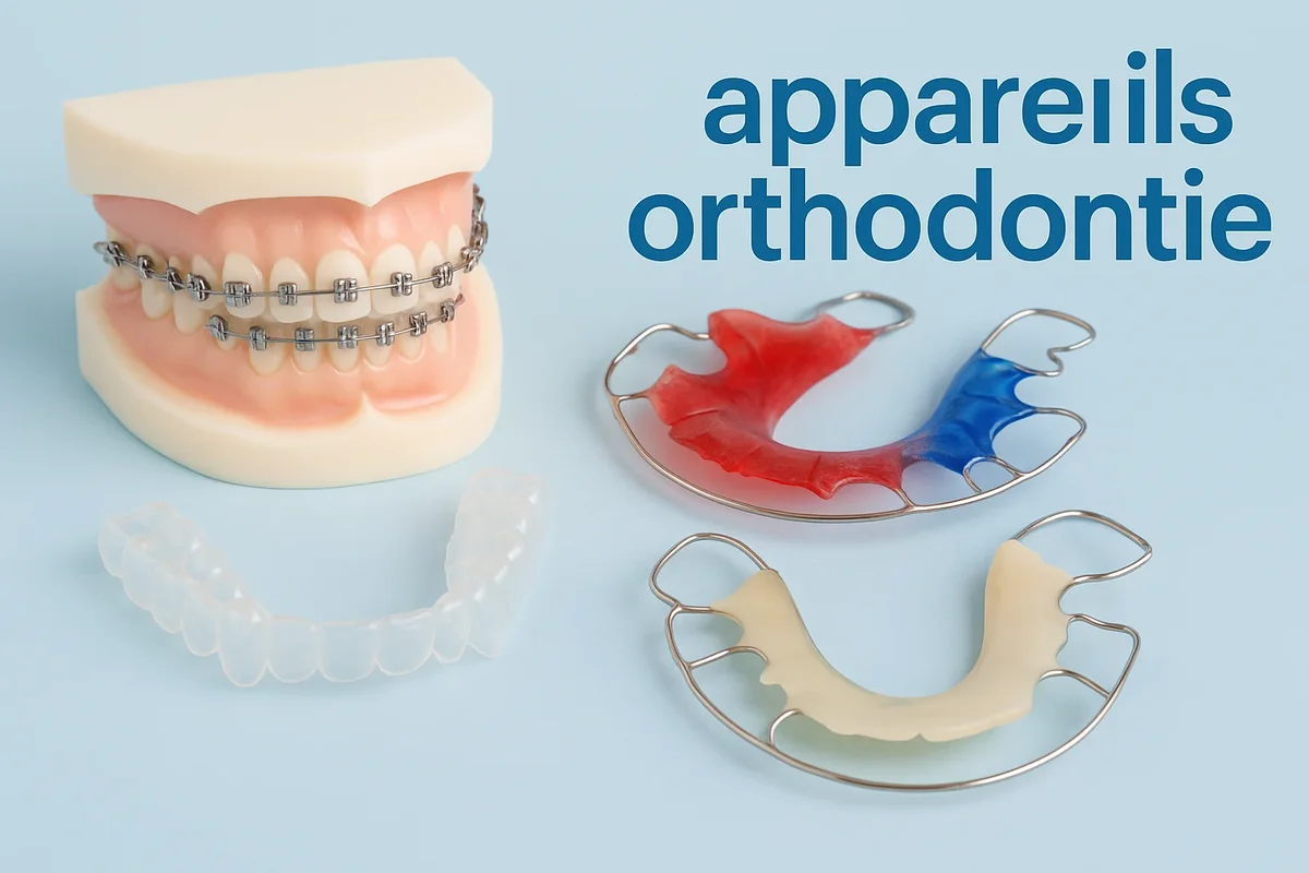 Appareils orthodontie : tout ce qu’il faut savoir pour aligner votre sourire 5 appareils orthodontie