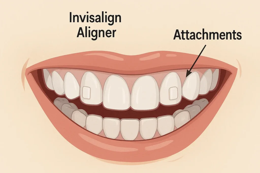 Attachments Invisalign: Everything You Need to Know for a Perfect Smile 4 attachments invisalign