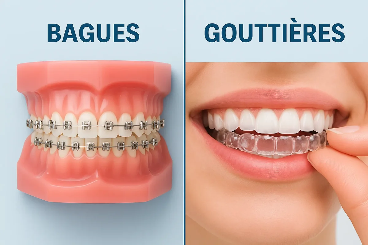 Bagues ou gouttières : que choisir pour un sourire parfait ? 5 bagues ou gouttières