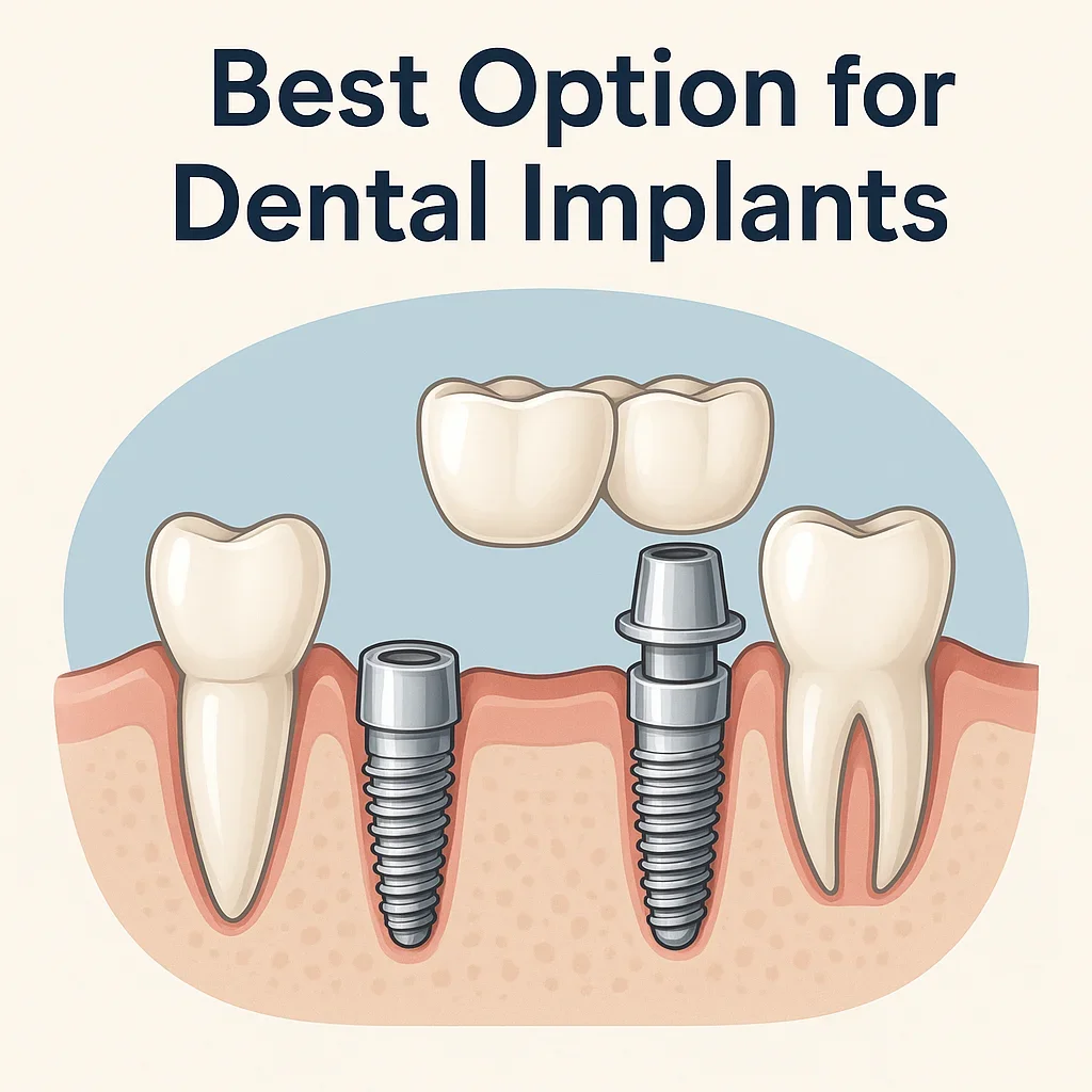 Best Option for Dental Implants: 2025 Complete Guide 5 best option for dental implants