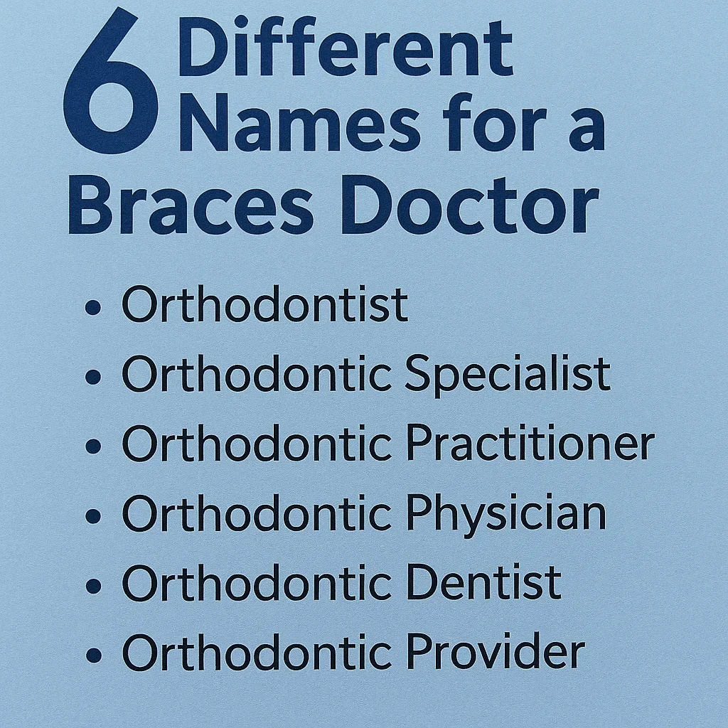 Braces Doctor Name: Find the Best Orthodontist for Your Smile 5 braces doctor name