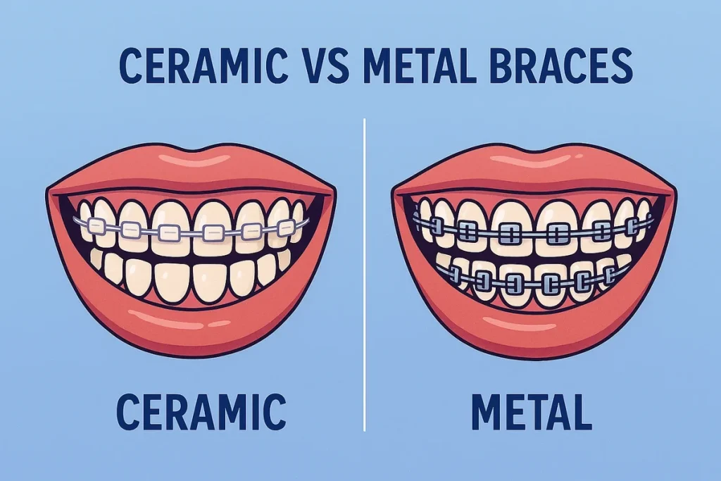 Ceramic vs Metal Braces: Which Is Best for You? 4 ceramic vs metal braces
