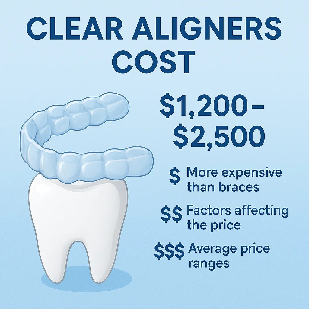Clear Aligners Cost: Complete Guide for 2025 5 clear aligners cost