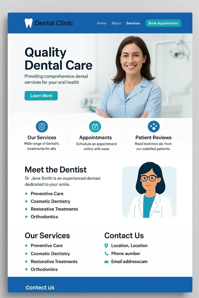 Top Dental Clinic Site Guide: Build Trust, Care, and Smiles 4 dental clinic site