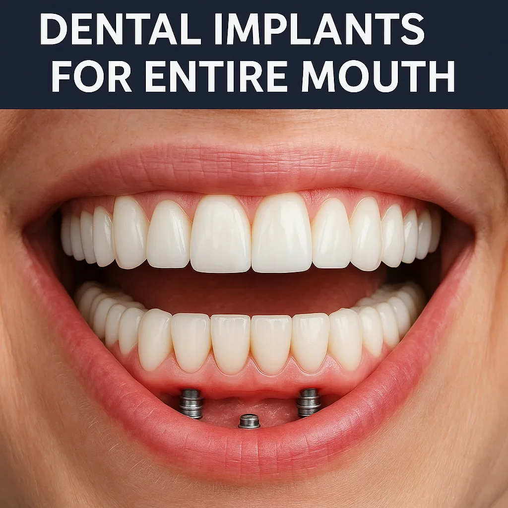 Dental Implants for Entire Mouth: The Complete 2025 Guide 5 dental implants for entire mouth