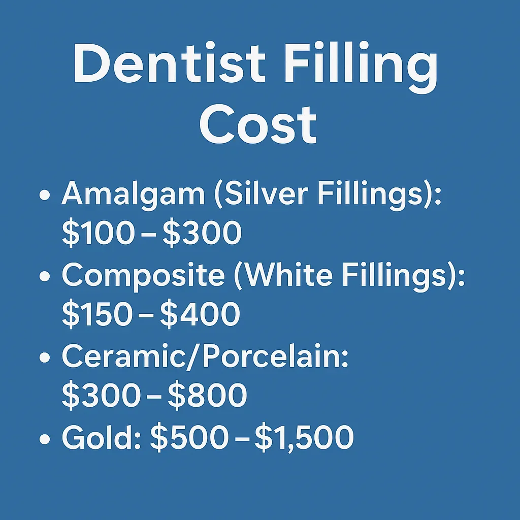 Dentist Filling Cost: Complete 2025 Guide 5 dentist filling cost