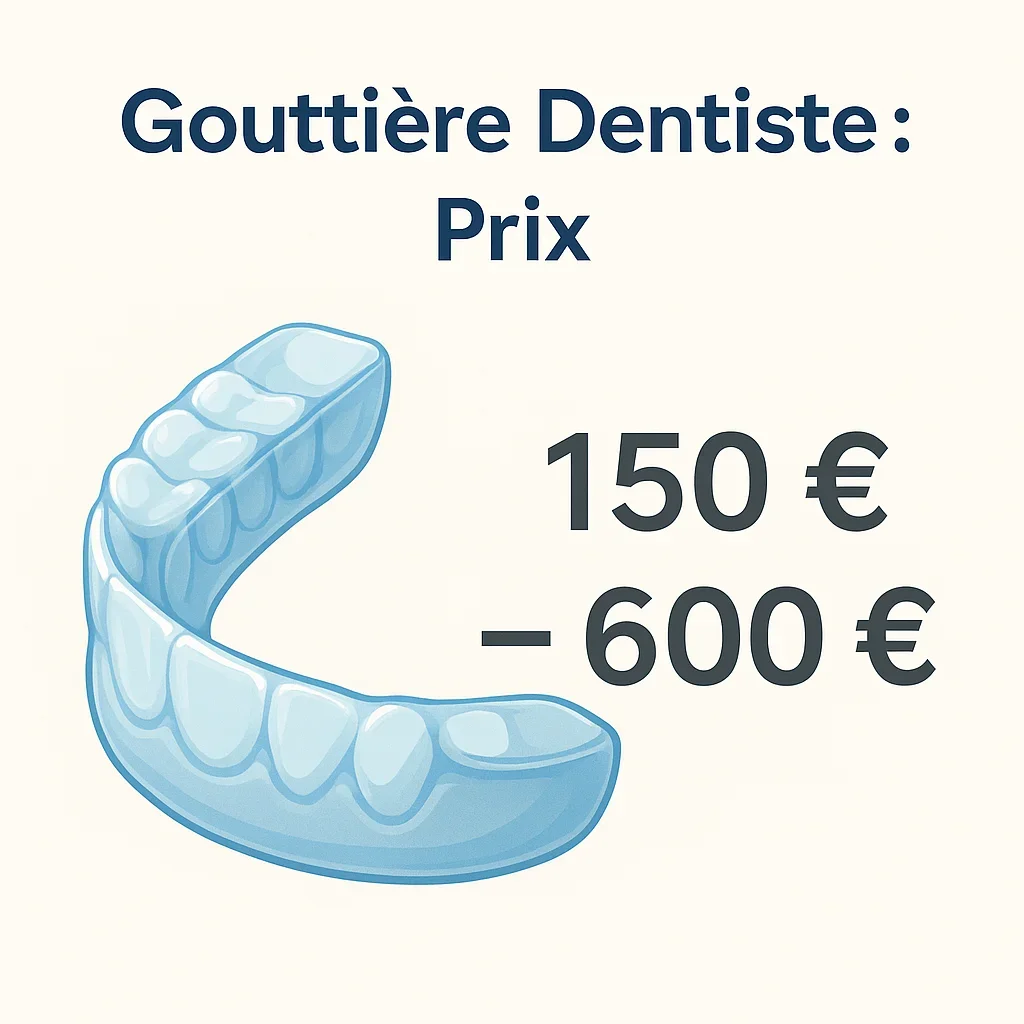 Gouttière dentiste prix : tout ce qu’il faut savoir 5 gouttière dentiste prix